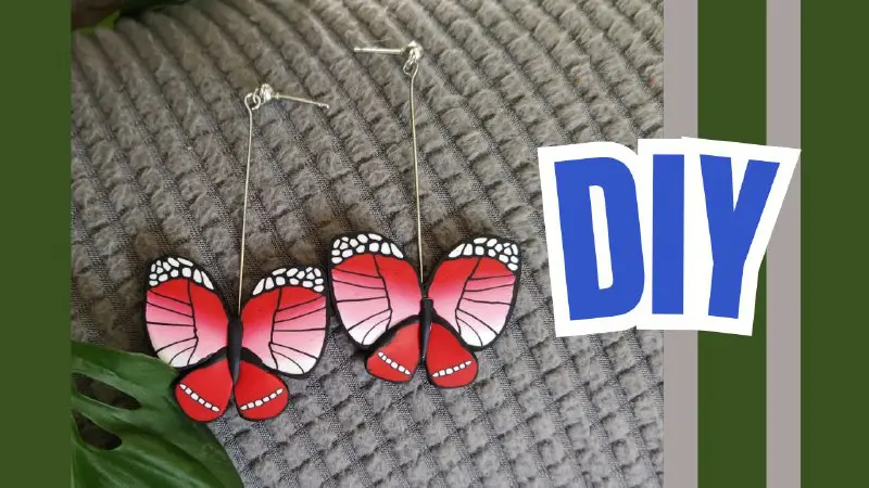 Si quieres hacer pendientes de mariposas …
