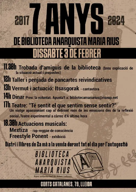 Biblioteca Anarquista Maria Rius