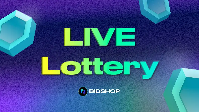 **Hey Bidster Live Lottery launching soon ***🤩******Play your chances to win ***🎲***