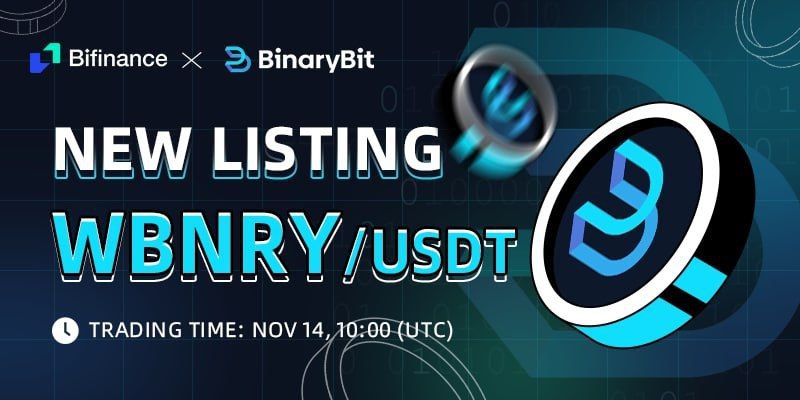 **BiFinance will officially launch the WBNRY/USDT …