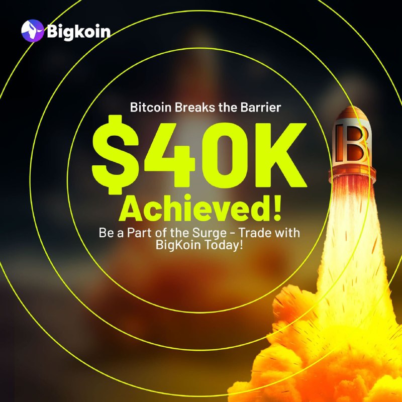 Bitcoin hits a monumental $40K!