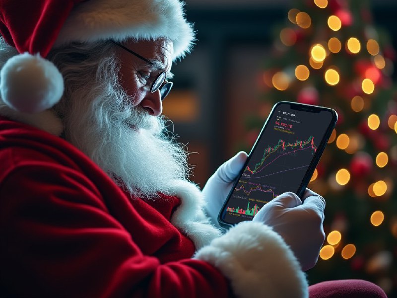 Santa’s checking his list… and the …