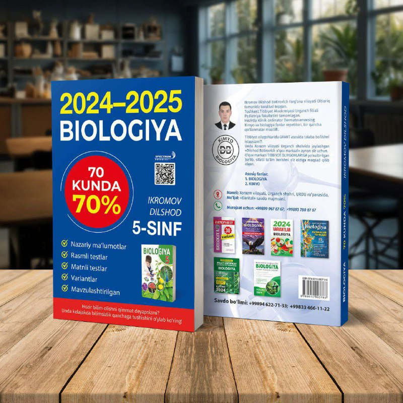 Biologiya 70 kunda 70 foiz