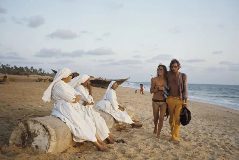 The hippies and the nuns, Goa, …