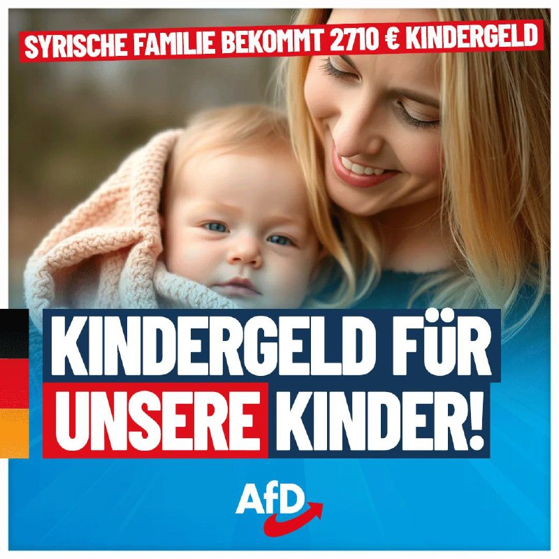 Syrische Familie bekommt 2710 € Kindergeld: …