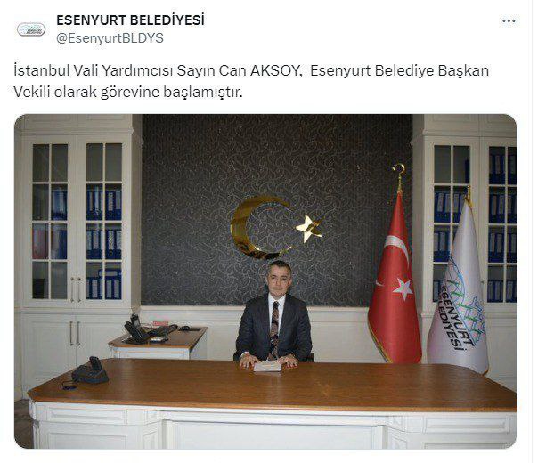 **Esenyurt Belediyesine atanan kayyum Can Aksoy, …