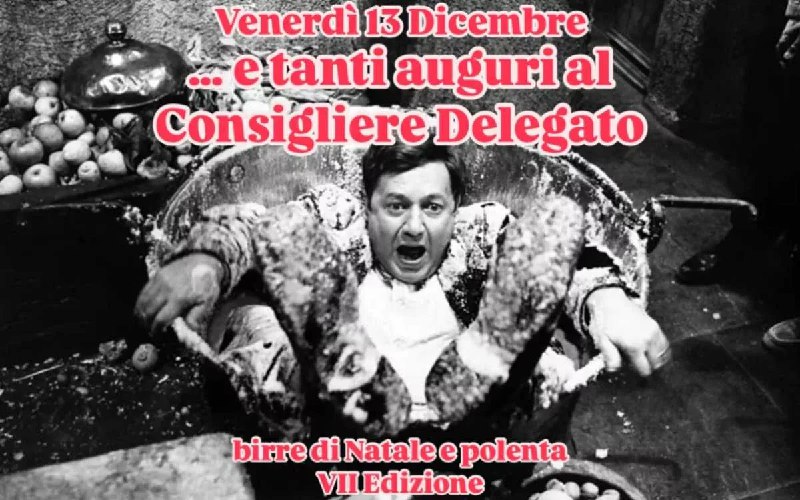 …e tanti auguri al Consigliere Delegato …