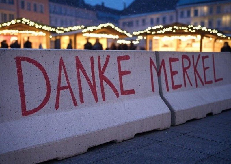 ***🕯***Magdeburg dankt Frau Merkel für alles.