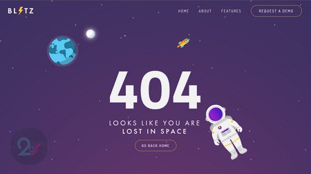 دانلود قالب صفحه 404 گم شده …