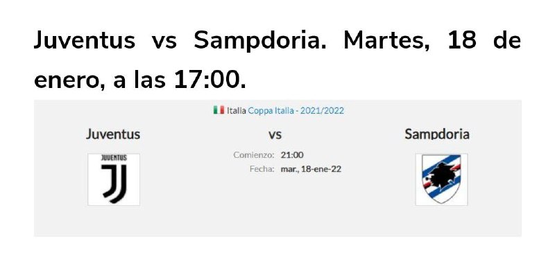 Pronóstico Juventus – Sampdoria