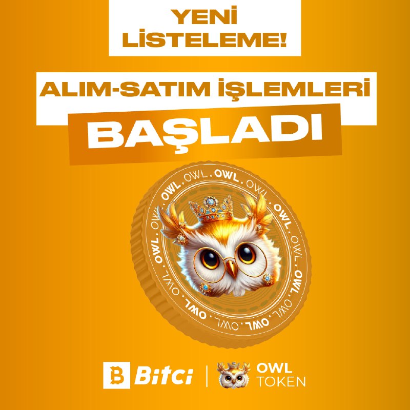 OWL alım-satım işlemleri Bitci TRY Market'te …