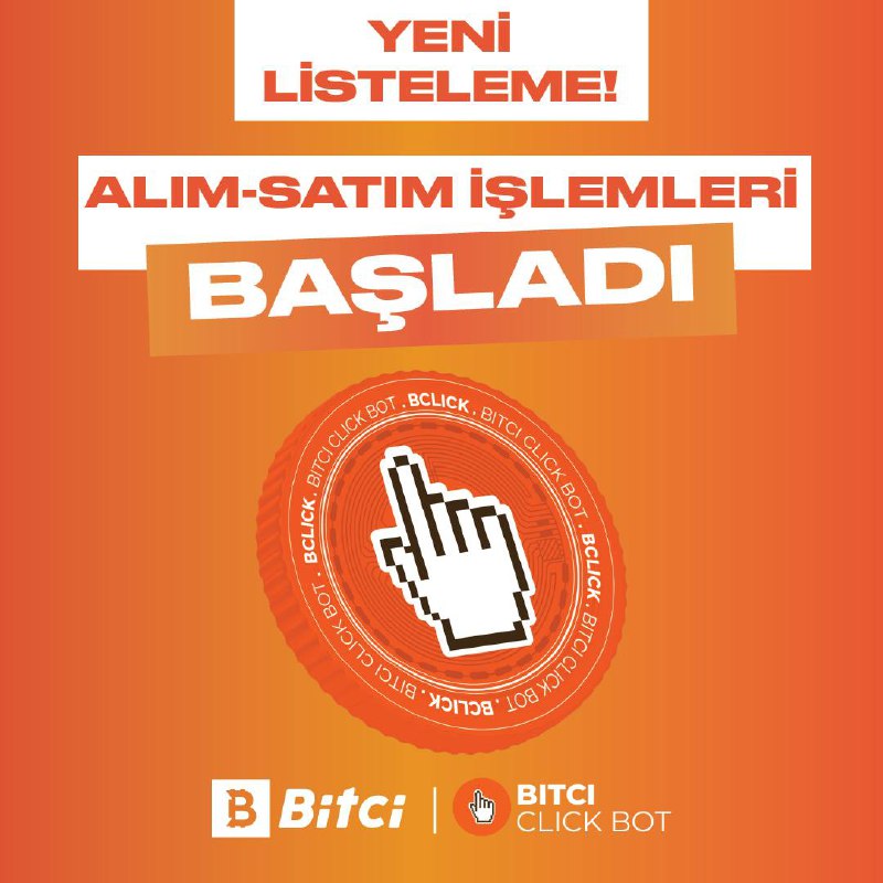 BCLICK alım-satım işlemleri Bitci TRY Market'te …