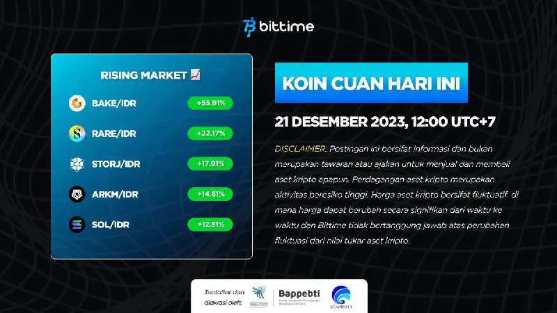 ***✨*****KOIN CUAN HARI INI*****✨*** **Hai Bittimers!