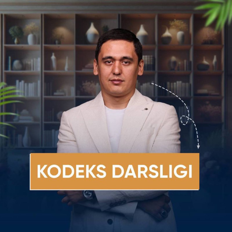 **Kodeks darsligi** [***📚***](https://t.me/INsan_uzb/2722) **Korxonani kodeks orqali …