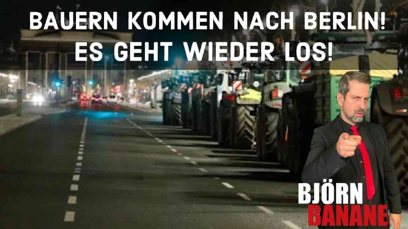 Bauerndemo in Berlin - Es geht …