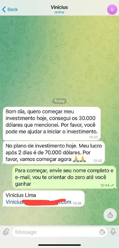 se você quiser investir…. Por favor, …