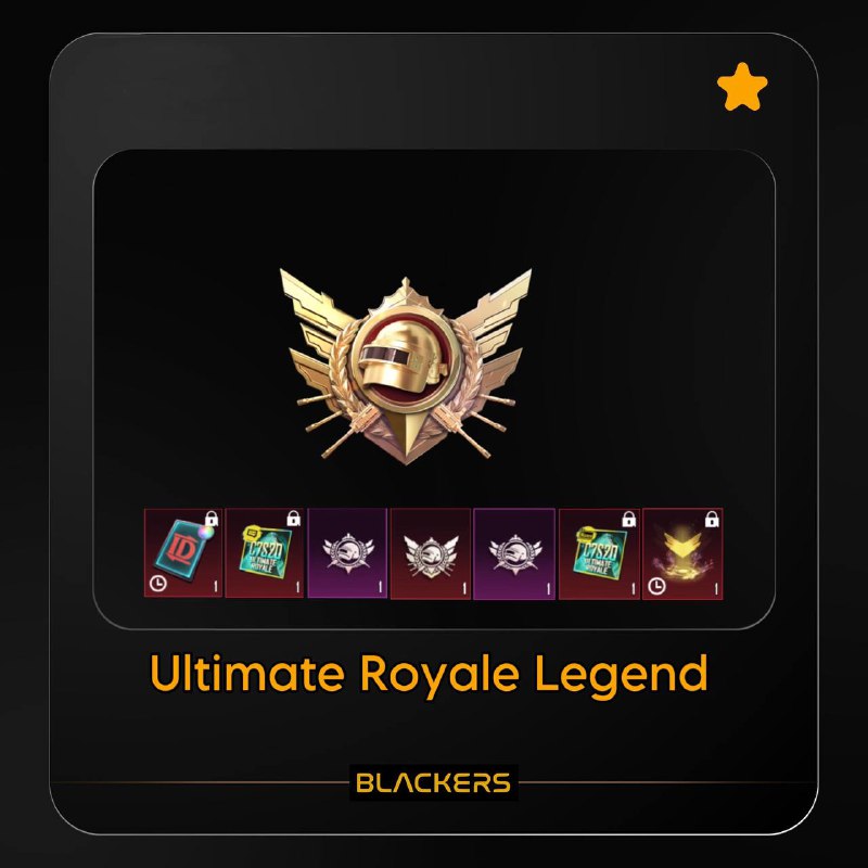 وفرنا لكم الانجاز الجديد Legend ***⭐️***