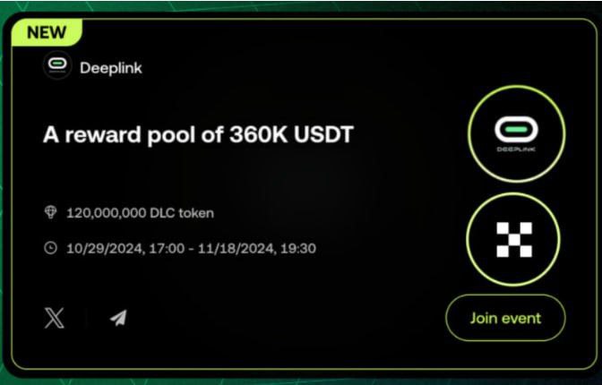 [@DeepLinkGlobal](https://t.me/DeepLinkGlobal) has also partnered with OKX …