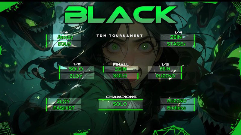 **BLACK** **TDM TOURNAMENT