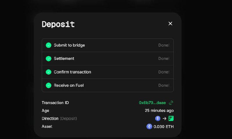 ใครจะบริดอะไรไป [#Fuel](?q=%23Fuel) ตอนนี้ค่าบริดจาก ETH mainnet ประมาณไม่ถึง …