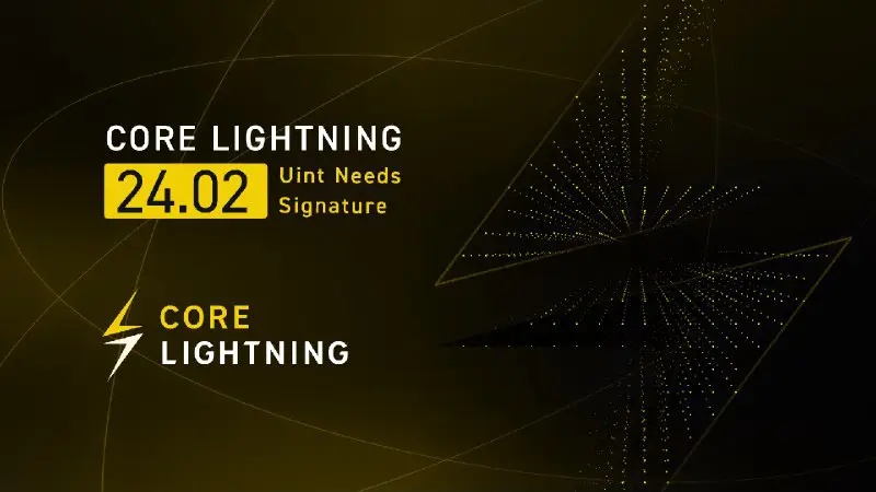 After three months and 418 commits submitted by 36 contributors, the latest release of Core Lightning, v24.02, codenamed "Uint Needs …