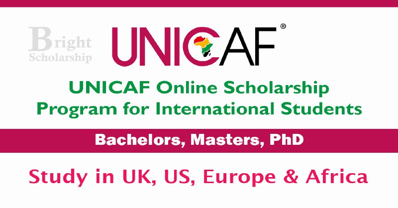 UNICAF Online Scholarship Program 2024-25 for International Students