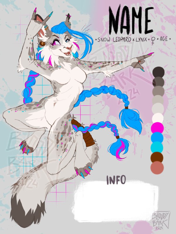 JINX INSPIRED ADOPT!!! finished finallyyyyy ***💙******🩷***