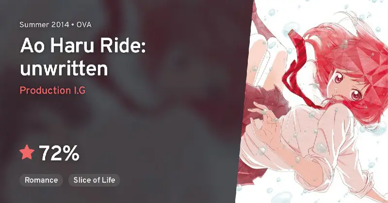 **➢ Ao Haru Ride: unwritten [OVA]