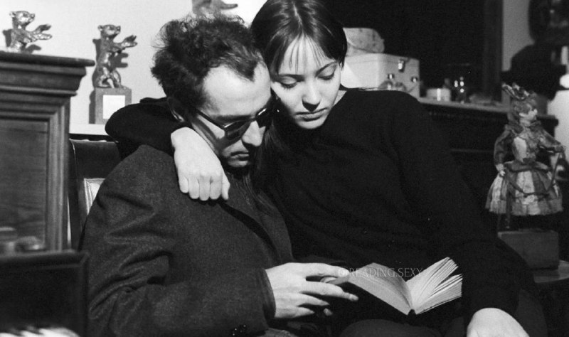 Anna Karina and Jean-Luc Godard at …