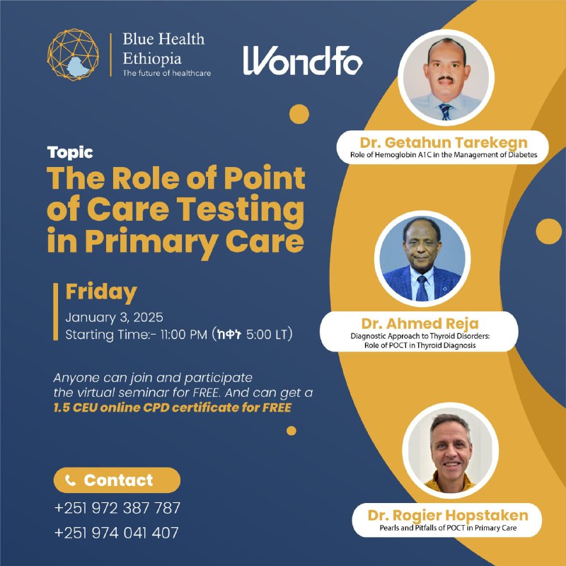 Blue Health Ethiopia invites health professionals …