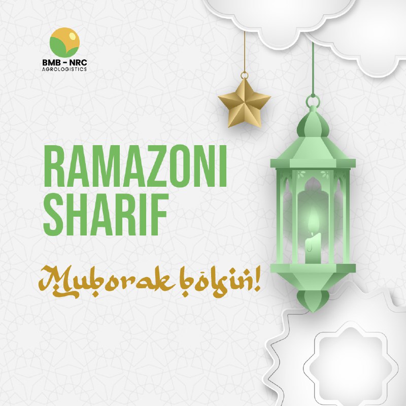 *****🌙*** RAMAZONI SHARIF MUBORAK BO‘LSIN!**