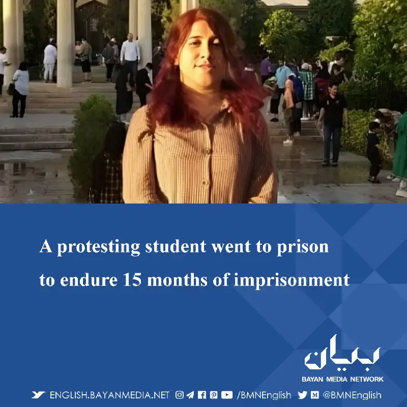 *****🔺***A protesting student went to prison …