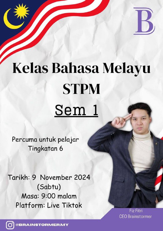 Jom ulang kaji BM STPM sem …