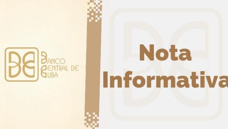 [Banco Central de Cuba informa sobre …