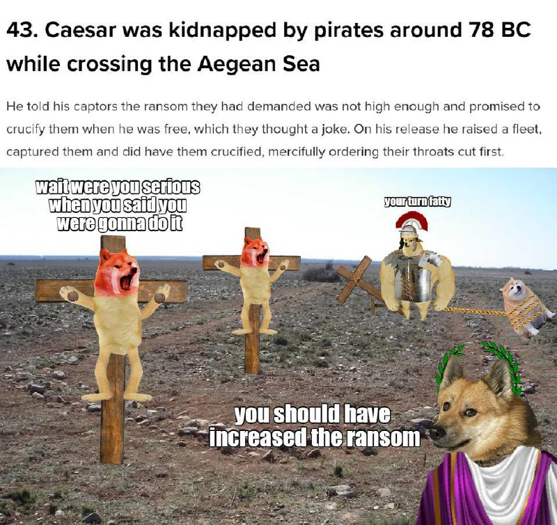 Le Caesar has arrived.