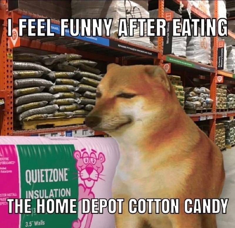 Le Home Depot "conton candy" has …