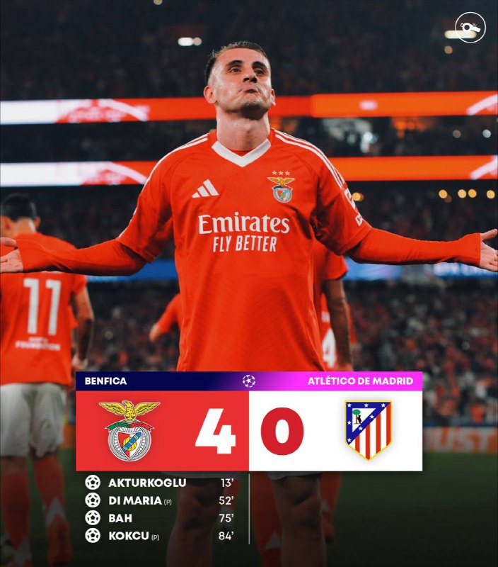 **Quel match ! Benfica s'est baladé …