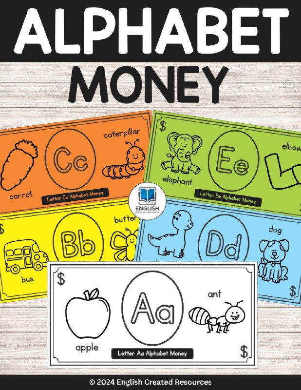 Freebie. Alphabet Money ***💵******💲***