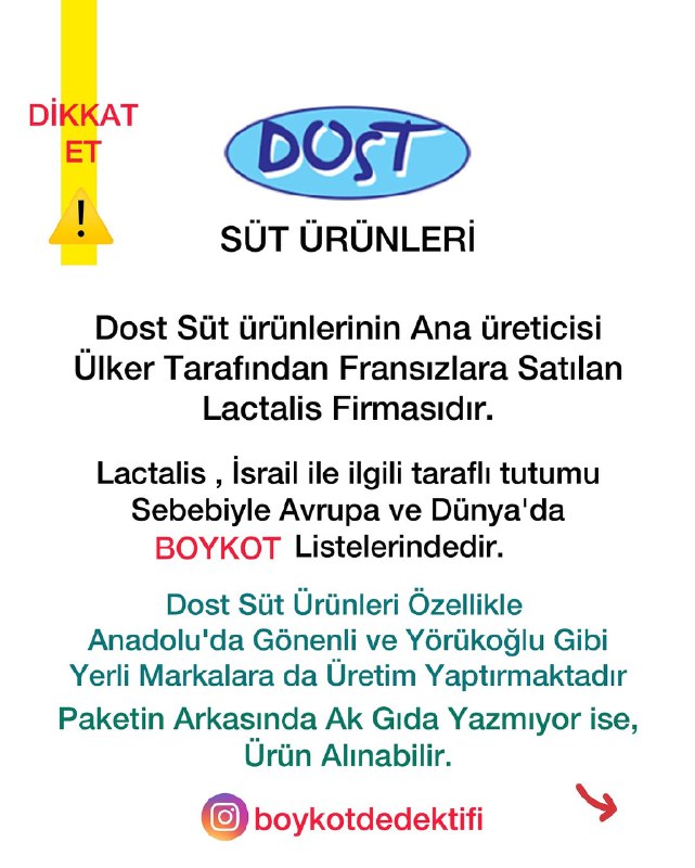 BOYKOT DEDEKTİFİ