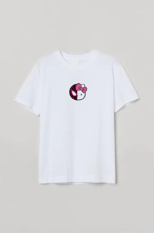 prodbyelnik White oversized t-shirt «bff»