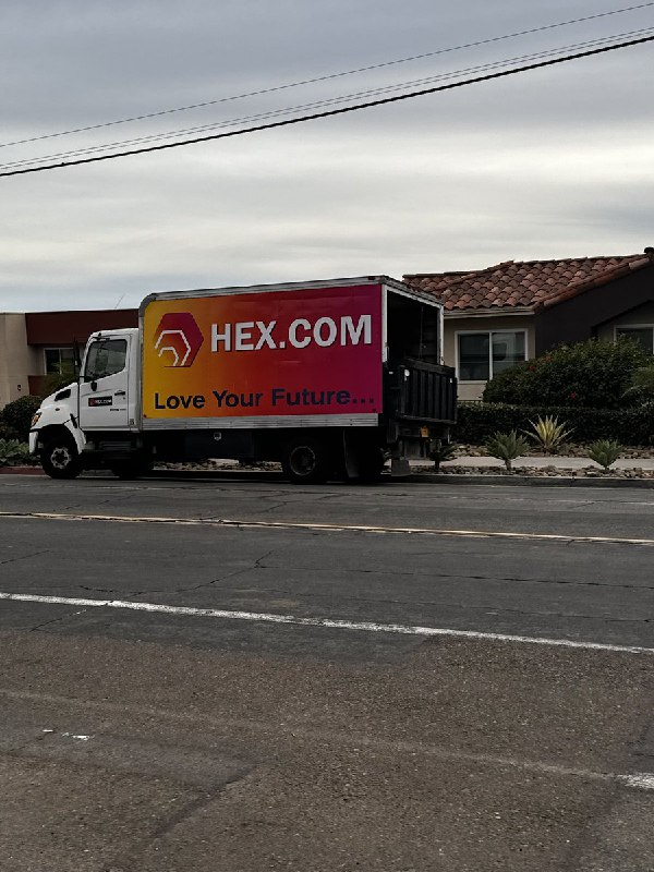 HEX Truck spotted in the wild …