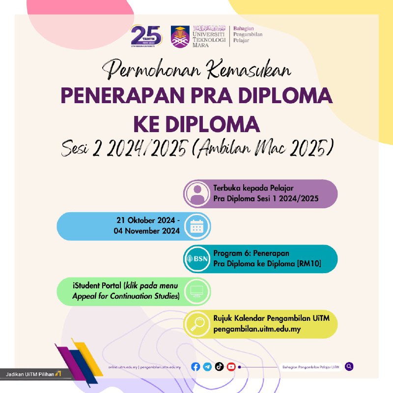 **PERMOHONAN PENERAPAN PRA DIPLOMA KE DIPLOMA …