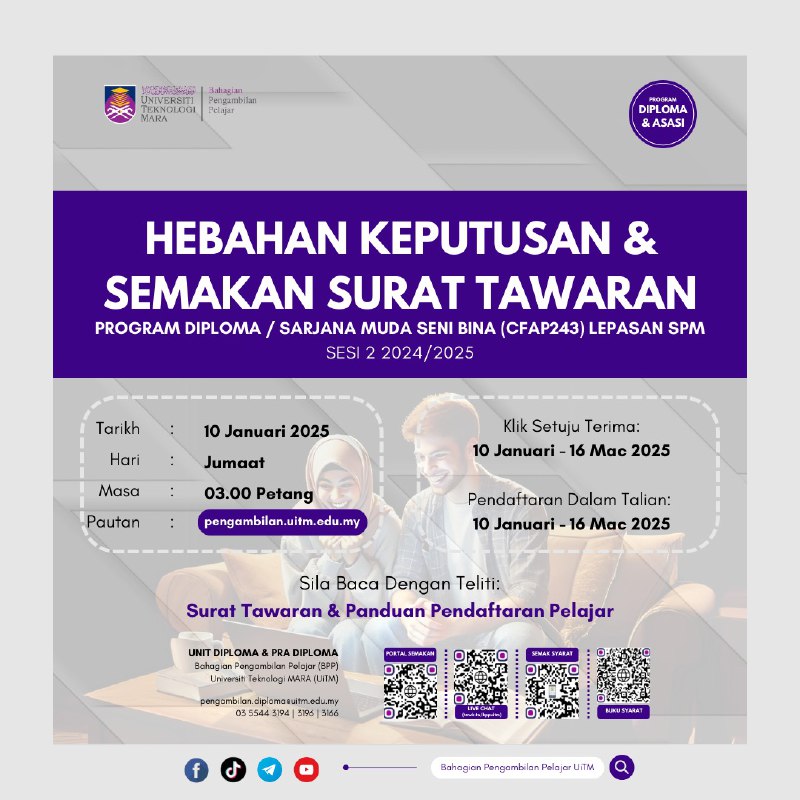 **HEBAHAN KEPUTUSAN PROGRAM DIPLOMA / CFAP243 …