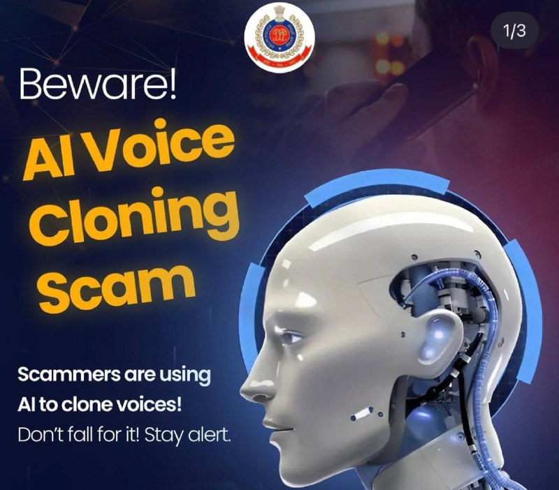 AI Voice Cloning warning by Delhi …