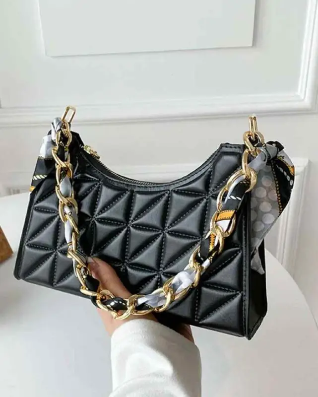 ***?️*** Pattern Chain Shoulder Bag