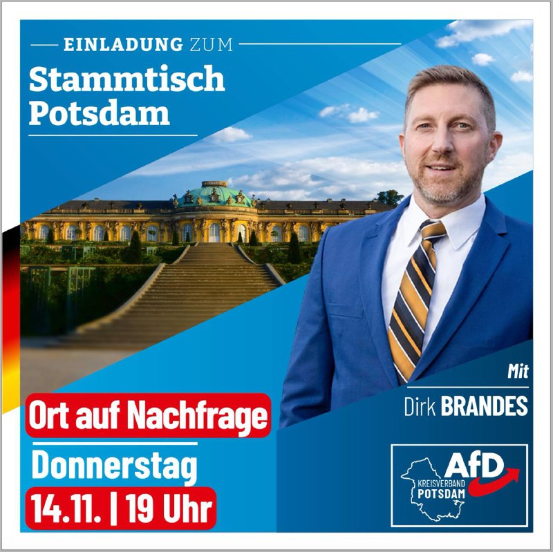 Stammtisch in Potsdam am 14.11.