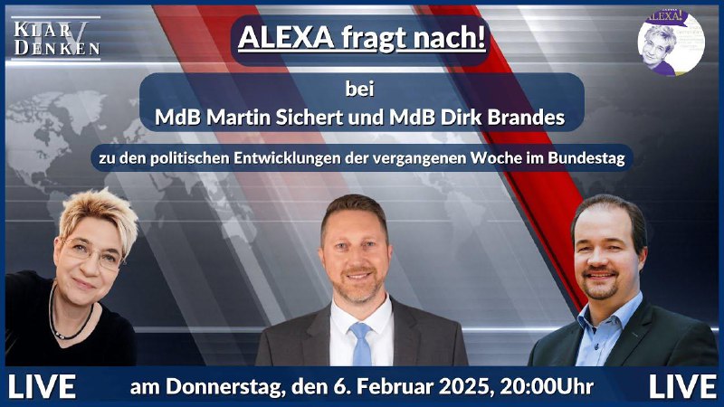 Alexa fragt nach! bei Martin Sichert …