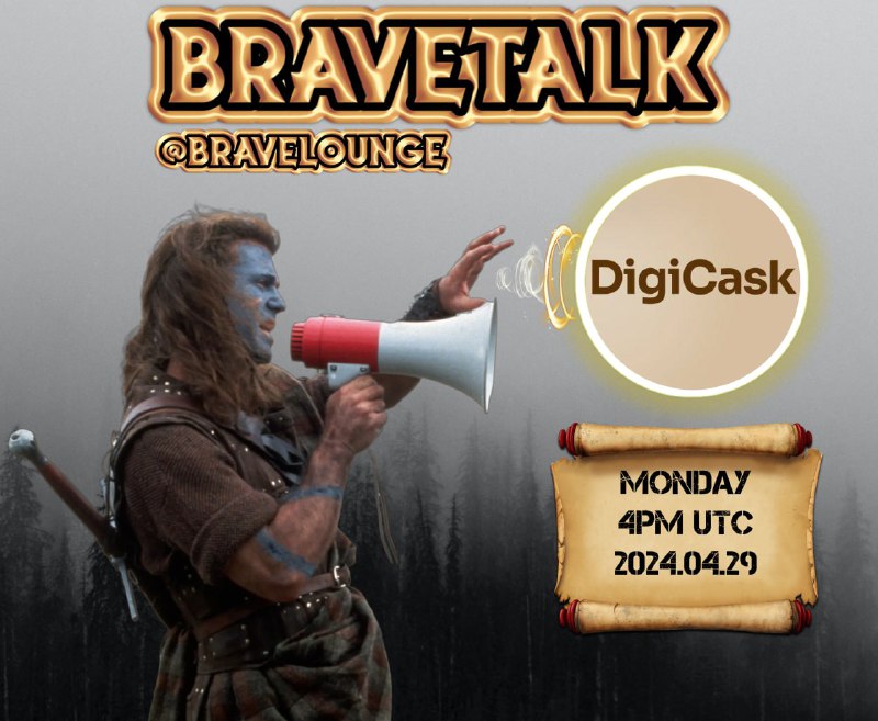 *****🎙*******Bravetalk AMA with** [**DigiCask**](https://t.me/digicaskfinance) **(****$DCASK****)** *****🥃*****