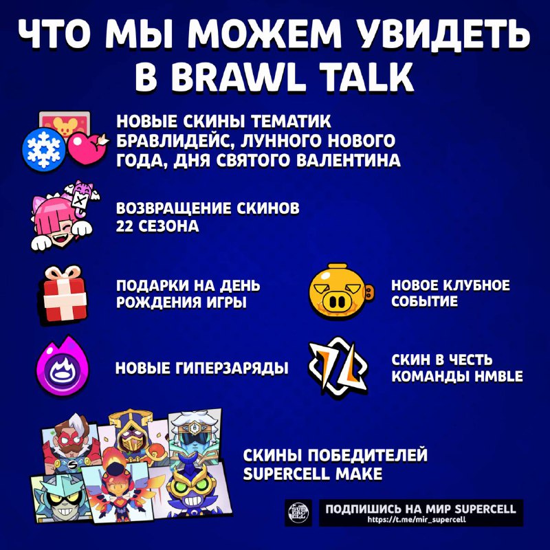 **Прогноз на новый Brawl Talk**