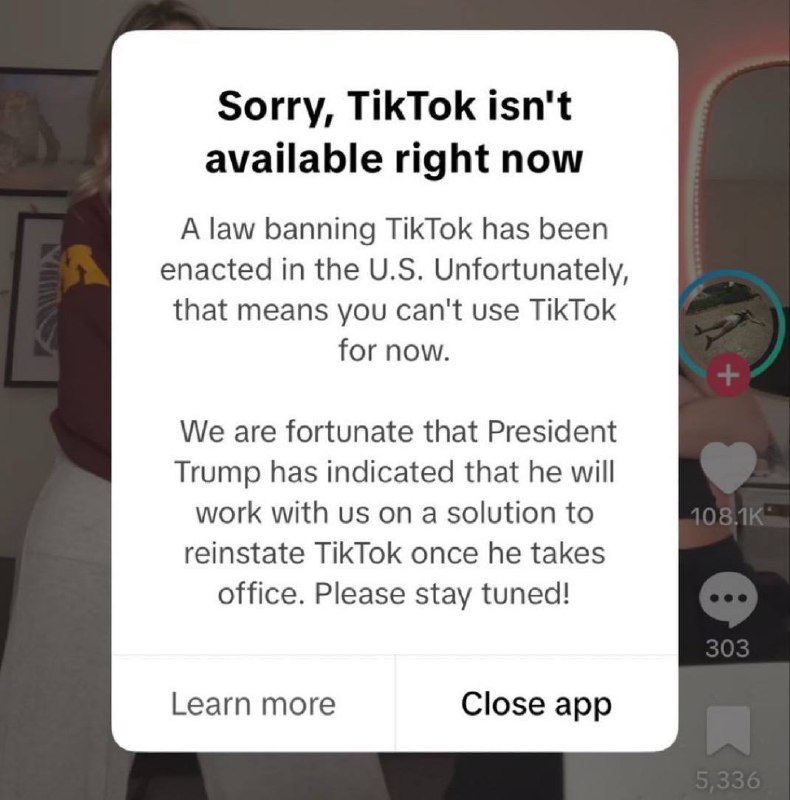 ***‼️***BREAKING: TikTok has been shut down …